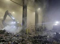 Fire rips through 200 tons of waste at recycling centre