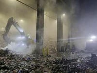Fire rips through 200 tons of waste at recycling centre