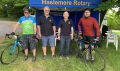 Haslemere Rotary provides refreshing pit stop