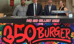 Win £50 to spend at 350 Burger at The Shed in Bordon