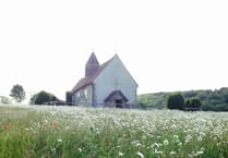 Summer swing picnic at little church