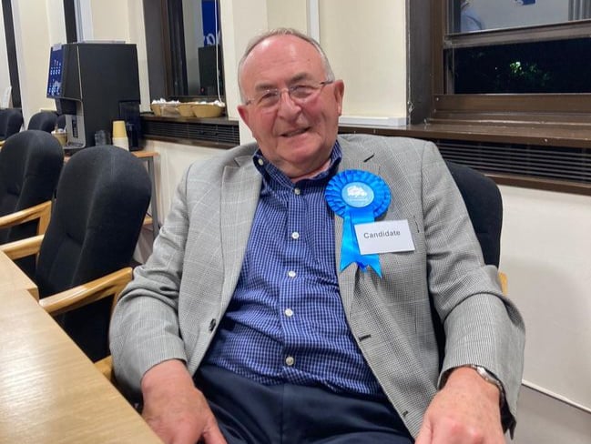Hindhead ward Conservatives town council candidate Malcolm Carter