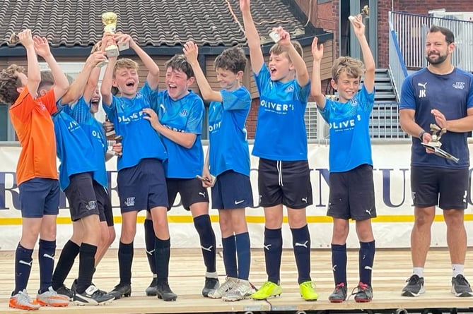 JK Academy’s under-11s won a six-a-side tournament in Petersfield