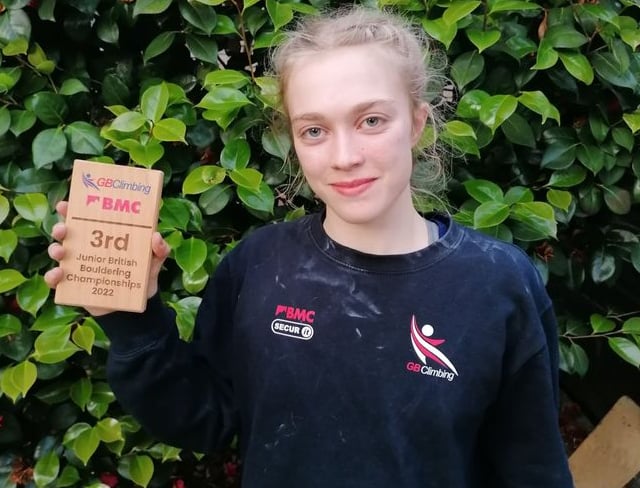 Talented Liphook climber to represent Great Britain in Graz and Dallas