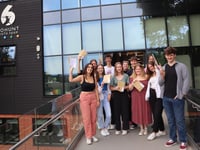 Bohunt A-level students celebrate results  