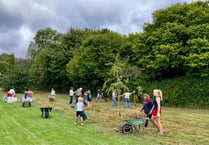 Buriton villagers pull together to help wildflowers thrive