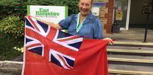 East Hampshire District Council flies Red Ensign for Merchant Navy Day