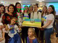 Ukrainians lay on a feast at Alton Rugby Club