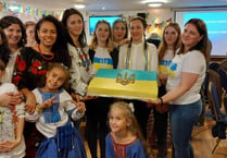 Ukrainians lay on a feast at Alton Rugby Club