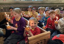 St Matthew’s CE Primary School in Blackmoor holds Christingle service 