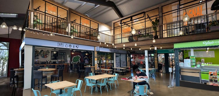 Offices at The Shed in Bordon, October 2022.