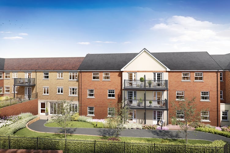 McCarthy Stone's Queen Elizabeth Place retirement development in Alton.
