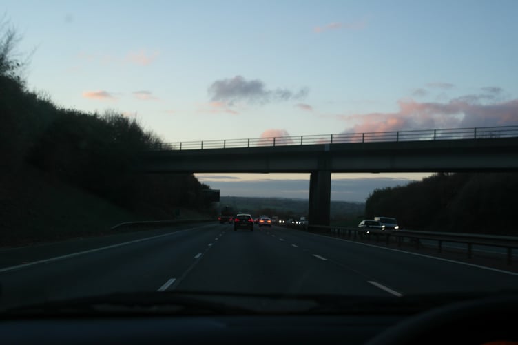 Surrey Police is appealing for witnesses and dashcam footage after an object was thrown at a car driving along the A3 on the afternoon of Monday, December 19