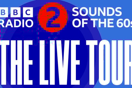 Poster for BBC Radio 2 Sounds of the 60s The Live Tour 2023.