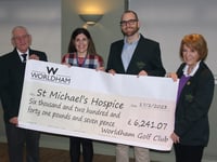 Worldham Golf Club members raise more than £6,000 for hospice