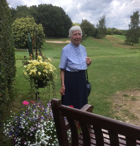Fairlee Carter lived almost her whole life in Haslemere