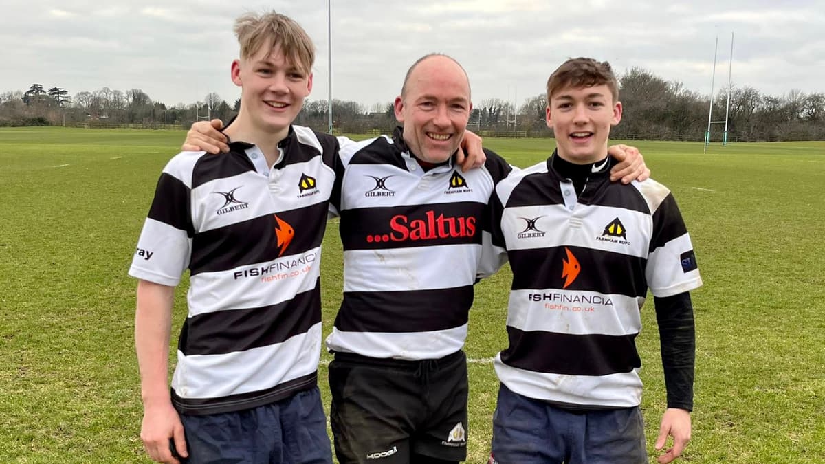 Farnham Vets win at London Irish thanks to family trio