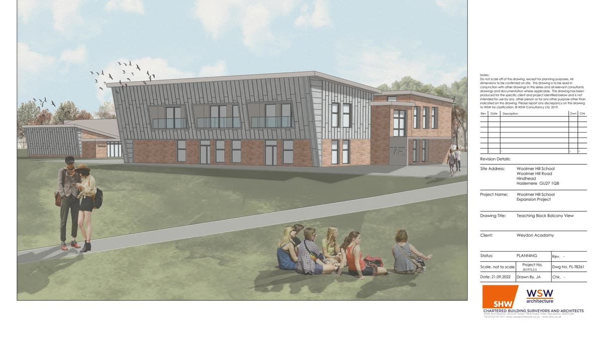 Woolmer Hill School submits plans for new teaching block, dance studio ...