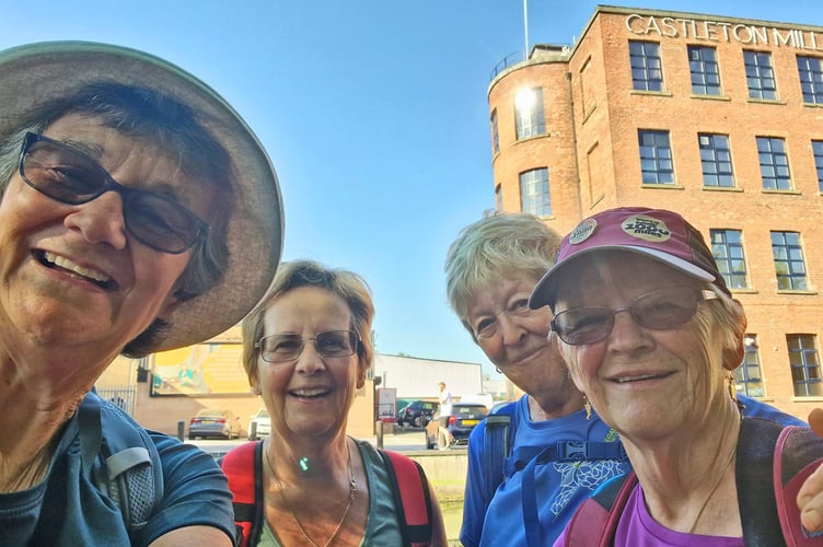 ramblers alongside canal 