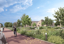 New cycle hotel plans at Buriton showcased at exhibition