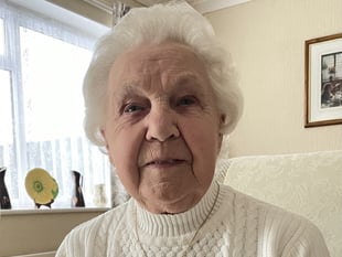 Evelyn met her husband at Amery Hill School in Alton when they were 12