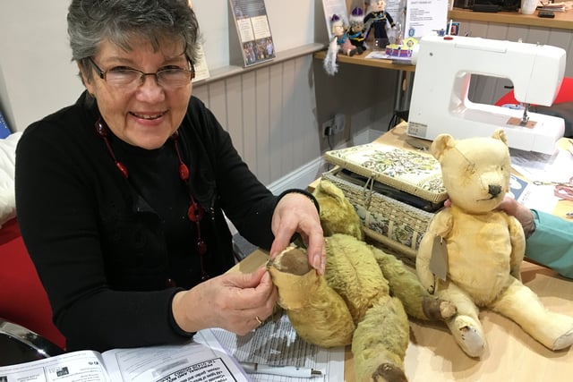 Poorly teddy one of many fixes at Fernhurst Hub's first Repair Café