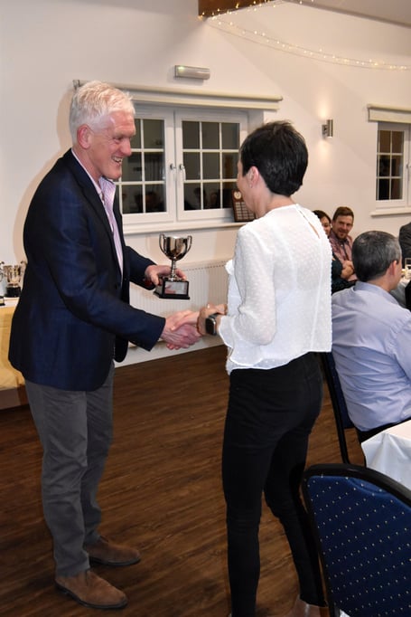 Ruth Stratford receives an award