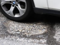 Potholes: Permanent repairs in Farnham town delayed until next winter