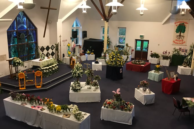 Four Marks Flower and Craft Festival, Church of the Good Shepherd, Four Marks, April 28th to May 1st 2023.