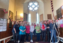 Coronation on big screen at St Matthew's Blackmoor and Whitehill