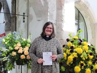 St Mary's bells ring out to welcome new priest-in-charge