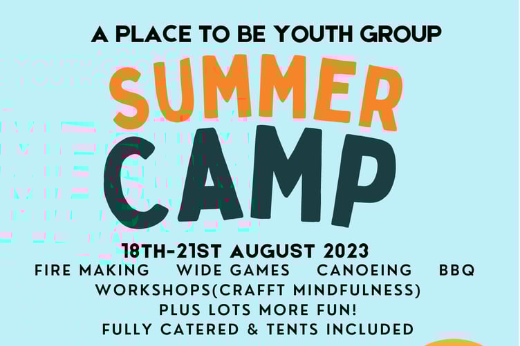 A Place To Be youth group is putting on a low-cost summer camp this August