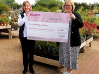 Squire’s Garden Centres donates carrier bag charge to Greenfingers