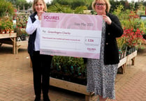 Squire’s Garden Centres donates carrier bag charge to Greenfingers