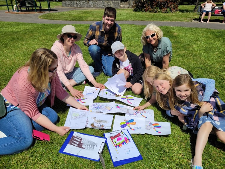 The scavenger hunt on Walk 100, Alton Walking Festival, May 2023.