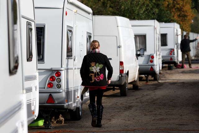 Dozens of Traveller caravans in East Hampshire