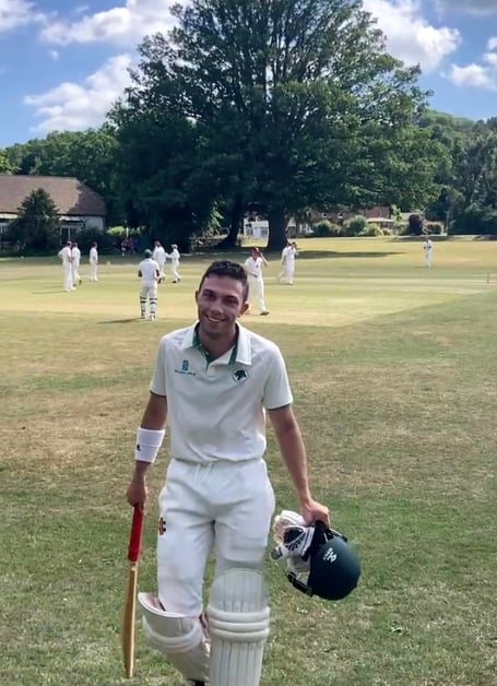 James Perrin scored 128 for Grayswood's second team