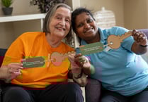 Alton care home Borovere uses wooden keys to tell people all about it 