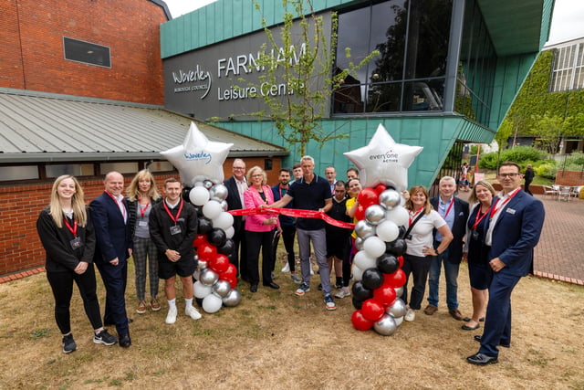 GB Olympic stars Mark Foster and Colin Jackson attend leisure centres