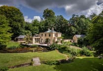 Country house for sale in "enchanting" valley has its own Victorian water garden 