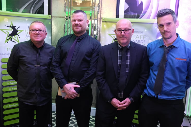 The site team at The Petersfield School won the Support Staff Team of the Year award