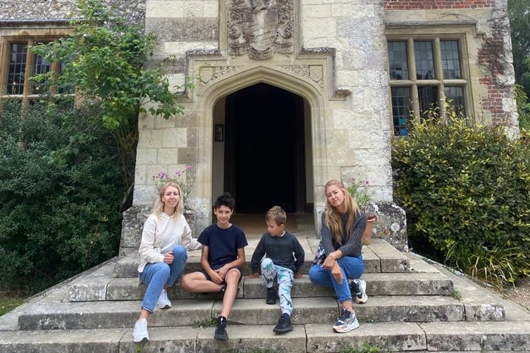 Ukrainian mum in Chawton
