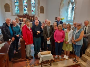 Langrish service marks start of harvest