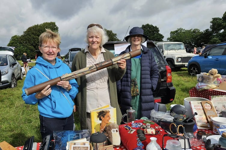 Home-Start Winchester sales team, Bramdean car boot sale, August 13th 2023.