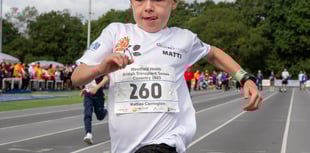 Farnham eight-year-old bags triple gold at British Transplant Games
