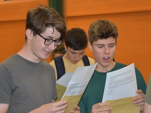 Petersfield School students jump for joy at GCSE success