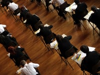 Tumbling number of high performing GCSE students in Hampshire