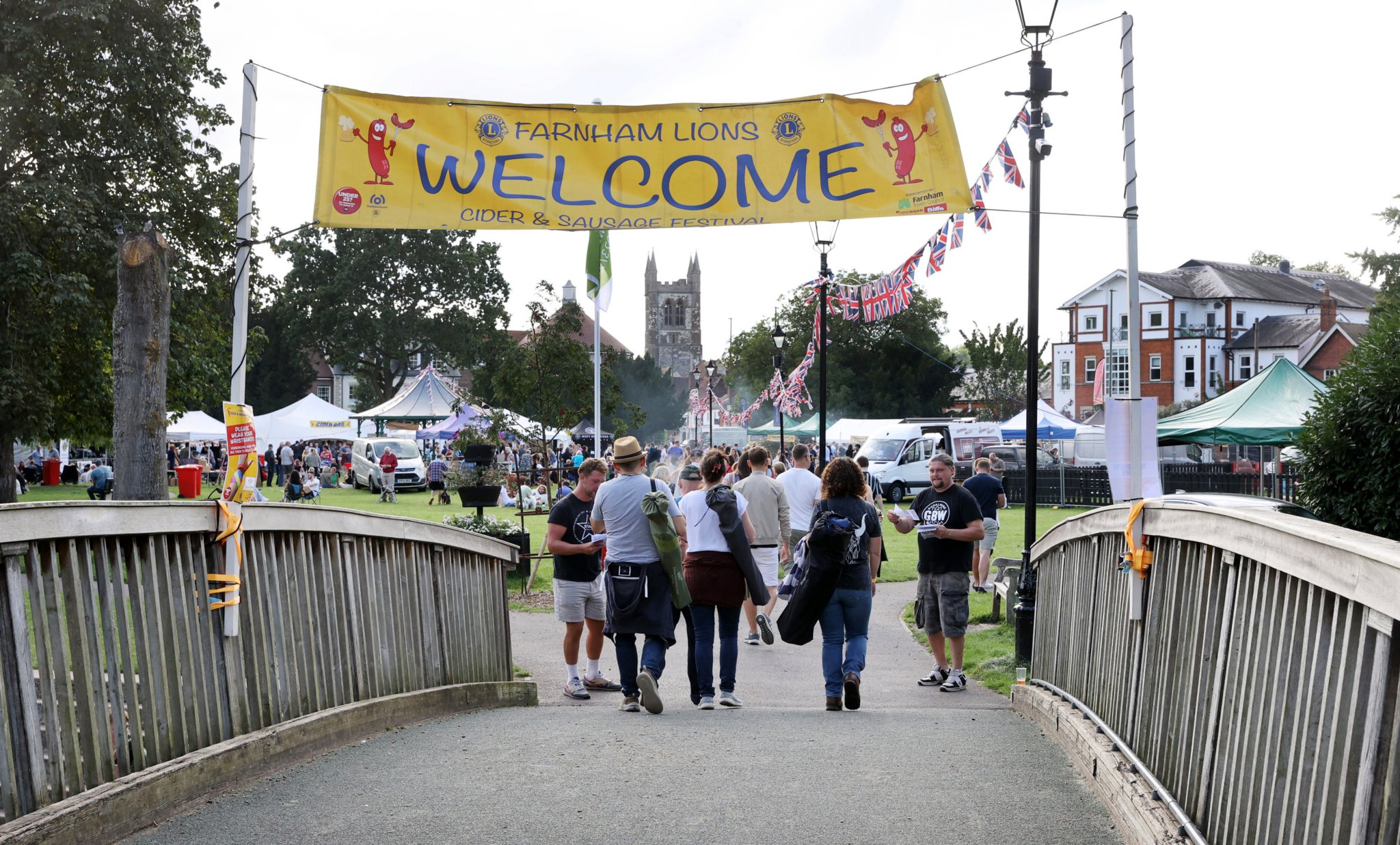 Sausages sizzle, ciders fizzle at Farnham's Cider & Sausage Festival