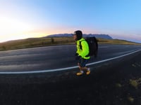A 740km fundraising run in Iceland cut heartbreakingly short