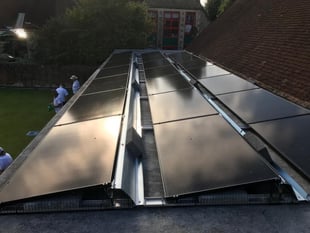 Ball rolling on Petersfield Bowling and Snooker Club green vision